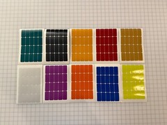 20 Reflective 1″ x 2″ ELG Rectangles (10 Different Colors) Bike Safety Stickers