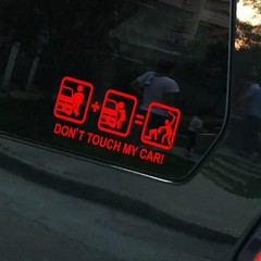 Don’t Touch Car Sticker Vinyl Decal Warning Bumper Window 18x6cm