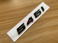 Gloss Black 3D ABS Letters Trunk 545i Emblem Rear Badge for BMW 2017-2022 545i