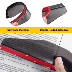 2/Car Thickened Rear View Wing Mirror Eyebrow Sun Shade Shield Rain Board Gua A