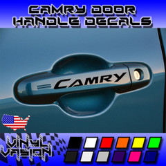 4x Door Handle Decal for Camry 2012-2017 Toyota TRD LE XLE SE XS