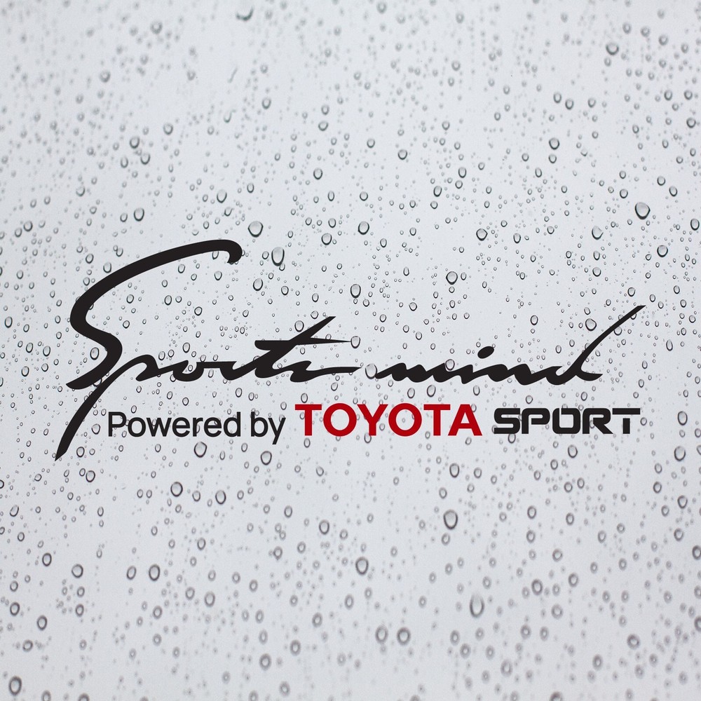 1x SPORTS MIND Powered By Decal Vinyl Stickers (10″ x 3.75″) For Toyota Cars