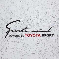 1x SPORTS MIND Powered By Decal Vinyl Stickers (10″ x 3.75″) For Toyota Cars