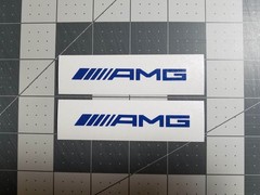 (2X) AMG Logo (2010 – today) Decal Vinyl Stickers for Mercedes Benz Cars