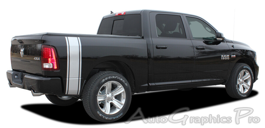 Side Truck Bed Striping Decals Stripes 3M Graphics for 2009-2018 Dodge Ram
