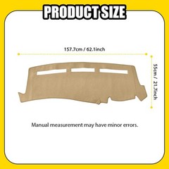Fit 99-06 Chevy Silverado GMC Sierra Dashboard Cover Pad Mat Beige 1500 1-5X