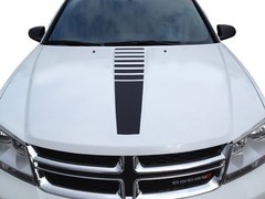 Strobe Stripe Fits: 2008 – 2015 Hood Trunk Decals Graphics for Dodge Avenger 3M