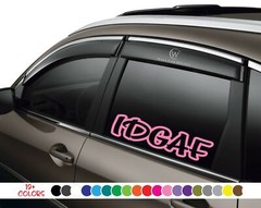 IDGAF 8″ Funny Vinyl Decal Choose Color I Don’t Give a F*ck Car Window Sticker B