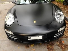 Matte Black Vinyl Wrap Film 6×60 inches for Automotive DIY and Decor