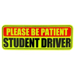 3 Pcs Car Bumper Sticker Decal Student Driver Magnet Car Signs Please Be Patient