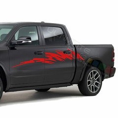 Side Decal for Dodge Ram Crew Cab 1500 2500 3500 Design Vinyl Graphics Sticker