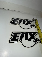 LOT OF 2 INTERNAL BYPASS FOX RACING SHOCKS SHOX DECALS STICKERS BMX RACING