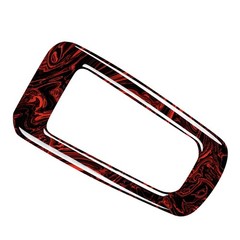1x Fire Red Hand Brake Park P Button Trim For Mercedes Benz GLC Class X253 15-18