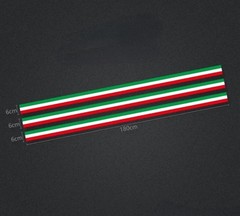 Hood Roof Rear Italy Flag Car Stickers For Lamborghini Ferrari Racing Stripes