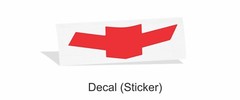 Bowtie Overlay Decals (Front and Rear ) – Chevrolet Camaro