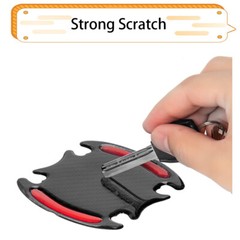 8 PCS Reflective Car Door Handle Protective Film Sticker Safety Strip Sticker