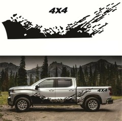 Car Splash 4×4 Off Road Truck Rear Bed Side Decal Fit For Ford F150 F250 F350