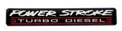 POWERSTROKE TD EMBLEM RED/BLACK (B) SUPERSIZED SATIN