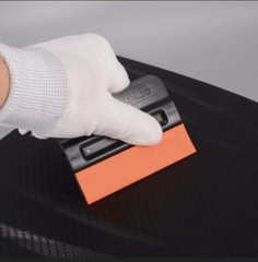 2PCS Felt Edge Squeegee Soft Car Vinyl Wrap Application Window Tint Tools Magnet
