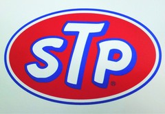 (2) 10 ” Large STP Vinyl Decal Sticker, Vintage Race, Super Chevy, Ford