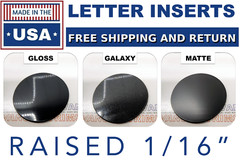 RED Rear Bumper Plastic Letters – 2004-2008 Pontiac Grand Prix NOT VINYL