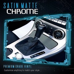 Satin Matte Chrome Metallic Vinyl Film Wrap Sticker Bubble Free Air – GUNMETAL