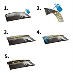 Matte Black Carbon Fiber Car Front Hood Sticker Sports Cover Universal For BWM