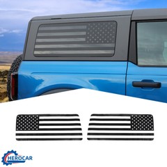 Car Rear Side Window Decor Sticker Decal Vinyls for Ford Bronco 2021-2025 4-Door