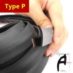 Rubber Seal Strip Molding Edge Trim Car Door Window Protector Guard Universal