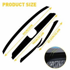 For Honda Accord 2018-2020 Front Grille Chrome Delete Blackout Precut Vin E