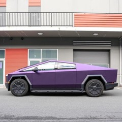 Cybertruck PreCut PPF Paint Protection Film Wrap Change Matte Midnight Purple