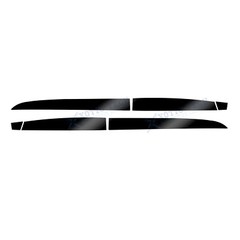 Door Sill Side Skirt Lower Stripe Sticker For Honda Accord 10th Glossy Black