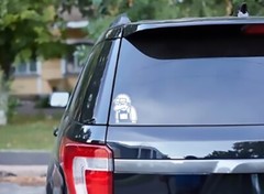 FUNNY Sticker MOE STYLE sticker Decal WHITE LAPTOP CAR BUMPER