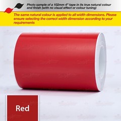 RED 4″ 102mm Roll PIN STRIPE Car PinStriping Trim Line TAPE Decal Vinyl Sticker