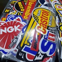 90 Mixed Random Auto Stickers Motocross Motorcycle Car Racing Bike Helmet Decal