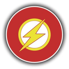 FLASH DECAL STICKER USA MADE TRUCK VEHICLE MOTOR BASS CAR DC LEAGUE OF JUSTICE