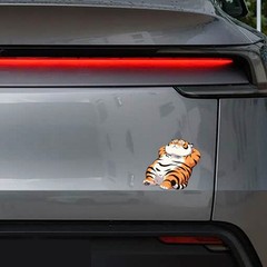 Fat Tiger Series Stickers Vinyl Waterproof Self-adhesive for Window Wall Laptop
