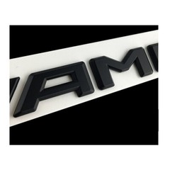 Black Trunk Fender Emblems Badges for Mercedes Benz W213 E43 AMG BITURBO 4MATIC