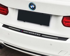 40″ Carbon Fiber Trunk Sill Scratch Protector Vinyl Decal For BMW X1 X2 X3 X4 X5