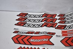 Automotive Racing Stickers Red/Black/White For BMW S1000RR Motorcycles