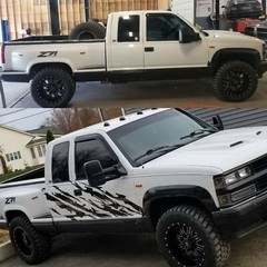 ✔️ Off-ROAD TRUCK SIDE GRAPHICS DECAL MUD SPLASH on rear bed or doors side