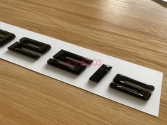 Gloss Black 3D ABS Letters Trunk 325is Emblem Rear Badge for BMW 2017-2022 325is