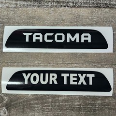TOYOTA TACOMA 3rd brake light DECAL Custom Text fits models 1995-2015