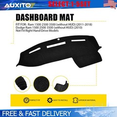 Anti-Slip Dashboard Mat Cover For 2010-18 Dodge Ram 1500 2500 3500 Dash Pad 1-5X