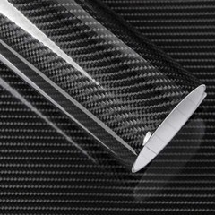 5D Car Interior Accessories Interior Panel Black Carbon Fiber Vinyl Wrap Sticker