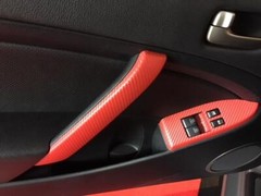 VVivid Xpo Matte Red Dry Carbon Architectural Vinyl Wrap Film | V167