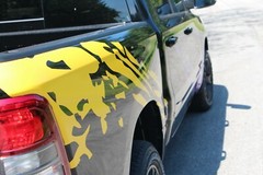Mud Splash Vinyl Decals for Dodge Ram 1500 2500 3500 Left & Right Side Graphics