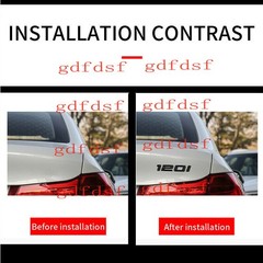 Gloss Black 220i Number Letters Rear Trunk 2-Series 2017+ Body& Exterior Styling
