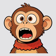 Surprised Animal Stickers Vinyl Waterproof Personalized for Window Laptop Wall