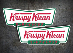 Krispy Klean Vinyl Sticker Decal jdm drift crispy clean fits civic honda evo sti